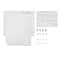 Cool Modern Frames Clear Acrylic Float Frame with Silver Hardware